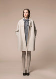 Raccoon Wave Bow Neck Dress
