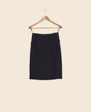 Wool Crepe Pencil Skirt