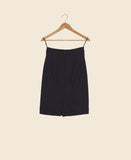 Wool Crepe Pencil Skirt