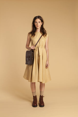 Honey Comb Easy Linen Dress