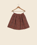 Leaf Jacquard Skirt