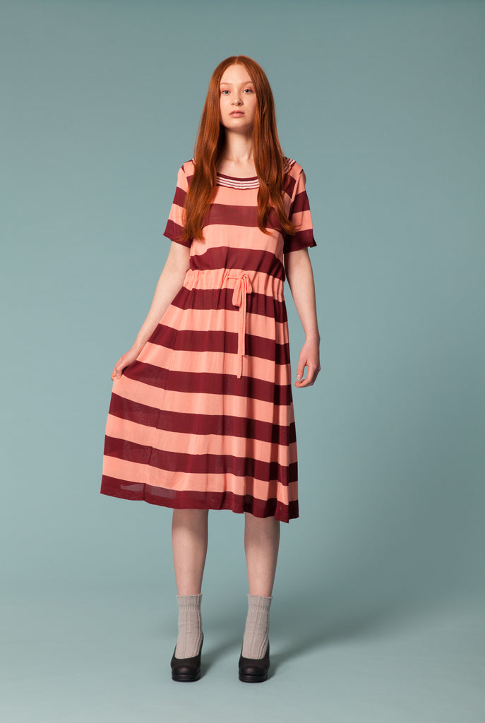 Stripy Viscose Dress