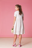 Checkered Cotton Linen Dress